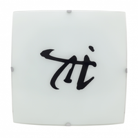 plafon china 2xe27 blanco 30x30