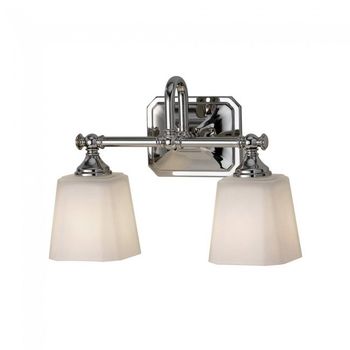 Aplique de pared para baños concord (2 luces)