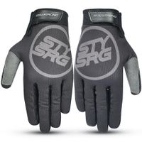 stay strong staple 3 youth gloves - black youth medium