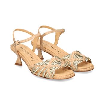 Pons Quintana Sandalias Con Tacón Mujer - Plata Talla 41