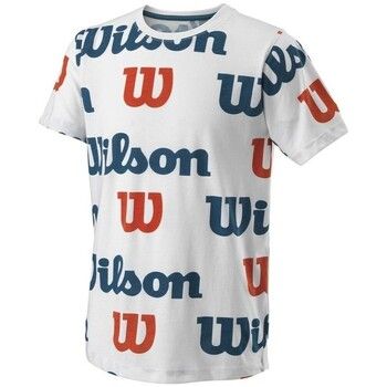 Wilson Camiseta All Over Logo Tech para niño