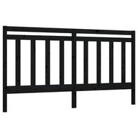cabecero accesorio para dormir mueble de dormitorio 206 x 4 x 100 cm madera de pino negro tdl0202139