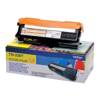 brother tn328y yellow original extra high capacity toner cartridge