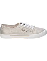 zapatillas para moda joven pepe jeans london bright b pls31439-099 dorado 36