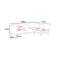 sofa cama rinconera simena derecho oro crema