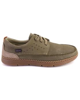 de DJ SANTA 4218 ZAPATOS DE HOMBRE NOBUK KAKI