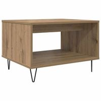 mesa de centro 50x60x40 cm metal - beige