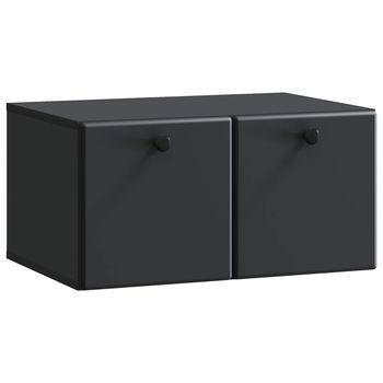 Mueble De Tv De Pared 59,5 X 41 X 30 Cm Negro Vidaxl