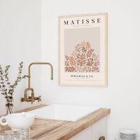 cuadro matisse marco premium chapado en roble 50x70 cm