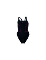 banador de natacion aquarapid costume intero black grey mujer