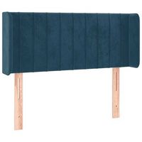 cabecerocabecero camapanel de cabecera de terciopelo azul oscuro 93x16x7888 cm