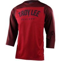 troy lee designs ruckus 34 jersey camber oxblood