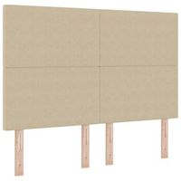 cabecero verde claro gris 160 cm tela de pana vidaxl