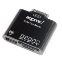 lector de tarjetas approx appcrs usb 20 samsung 30-pin negro