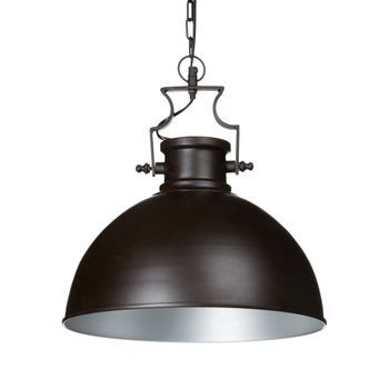 Lámpara Colgante De Estilo Industrial Marrón 40 Cm