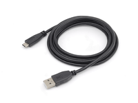 cable 20 usb-a macho usb-c macho 2m transferencia 480mbps color negro
