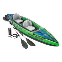 kayak challenger k2 con remos de aluminio y bomba