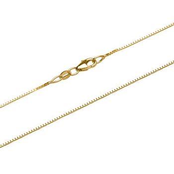 Cadena veneciano en oro 9 quilates