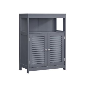 Gabinete de Madera para Baño, Gris