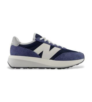 New Balance para hombre. U370V1 Zapatillas de Piel 370 marino (44), 3 a 5cm, Cordones, Casual