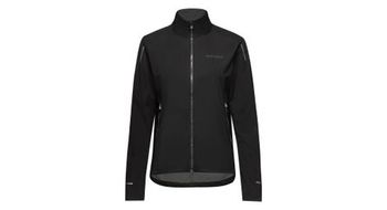Chaqueta cortaviento gore wear concurve mujer negra