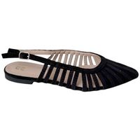 shoes bailarinas salon destalonado plano antelina para mujer