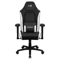 aerocool crown silla gaming cuero blanco