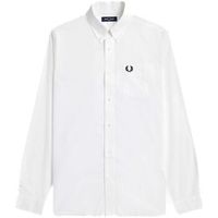fred perry camisa manga larga fp button down collar shirt para hombre