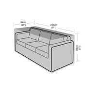 funda sofa 3 plazas grande 94 x 246 x 69cm easy-cover