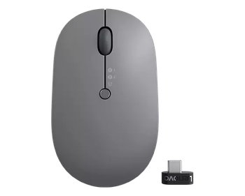 Lenovo Mouse inalámbrico multidispositivo Lenovo Go (negro trueno)