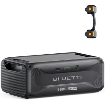 Bluetti B300k 2764,8wh Con P090d-p150d, Batería Lifepo4 Para Apex 300, Batería Extra Hogar, Emergencia, Viajes Carretera