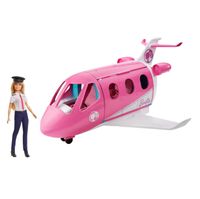 barbie - avion de tus suenos avion de juguete con muneca y accesorios para munecas