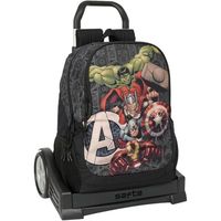dessins animes mochila mochila trolley con ruedas compact extraible painterly para nino