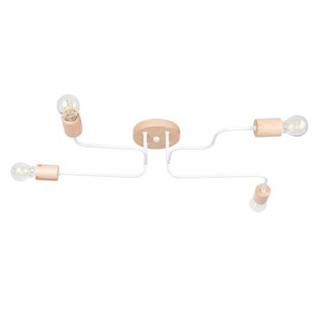 Lámpara zano blanco, 4 luces