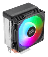 ventilador con disipador de cpu mars gaming mcpux2 tdp 150w pwm low profile frgb negro