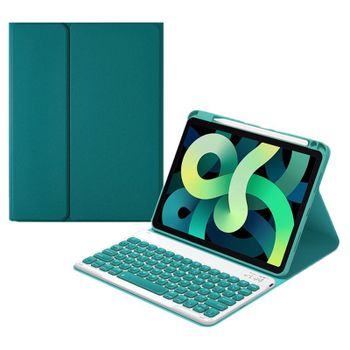 Royal Bailey Hf209 Funda Con Bluetooth Teclado Para Ipad 10th(2022)10.9 Verde