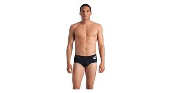 Banador arena one big logo hombre de tiro bajo negro plata