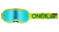 mascara o neal b 10 amarillo solido lente azul radio