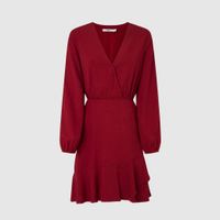 pepe jeans vestido corto liso pl953610-286