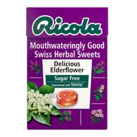 ricola elderflower sugar free sweets
