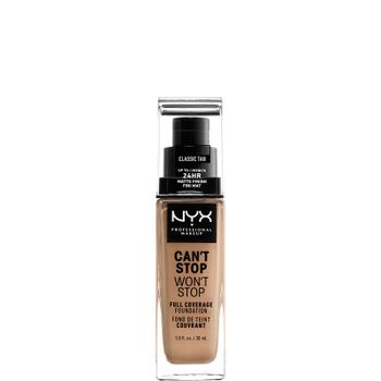 Base de maquillaje Can't Stop Won't Stop 24 Hour de NYX Professional Makeup (varios tonos) - Classic Tan