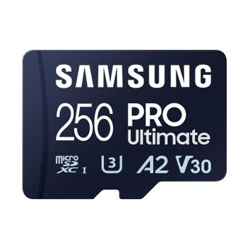 Samsung PRO Ultimate 256GB MicroSDXC UHS-I U3 A2 V30 + Adaptador SD