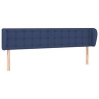 cabecero cama  panel de cabecera de tela azul 183x23x7888 cm