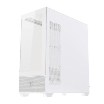 Caja PC Xigmatek Alphard Arctic blanca panel vidrio templado ATX gaming