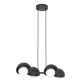 Lámpara colgante nordessa negro (4 luces)