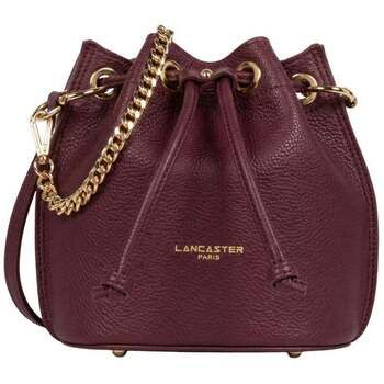LANCASTER Bolso de mano Bolso saco con cordones Alba Double Burdeos Oscuro para mujer