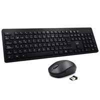 teclado inalambrico  raton optico ewent ew3256 24ghz negro