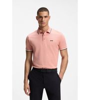 boss para hombre 50469055 polo paddy de pique de algodon rosa l casual manga corta
