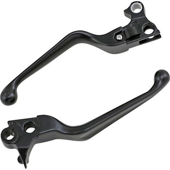Kit palanca de control manillar Harley-Davidson Sportster '96-'03 Drag Specialties Wide Blade negro
