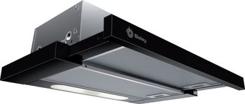 BalayCampana telescópica 60 cm Negro 3BT263MN